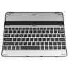 Tastatur Bluetooth iPad Alu Cover silber