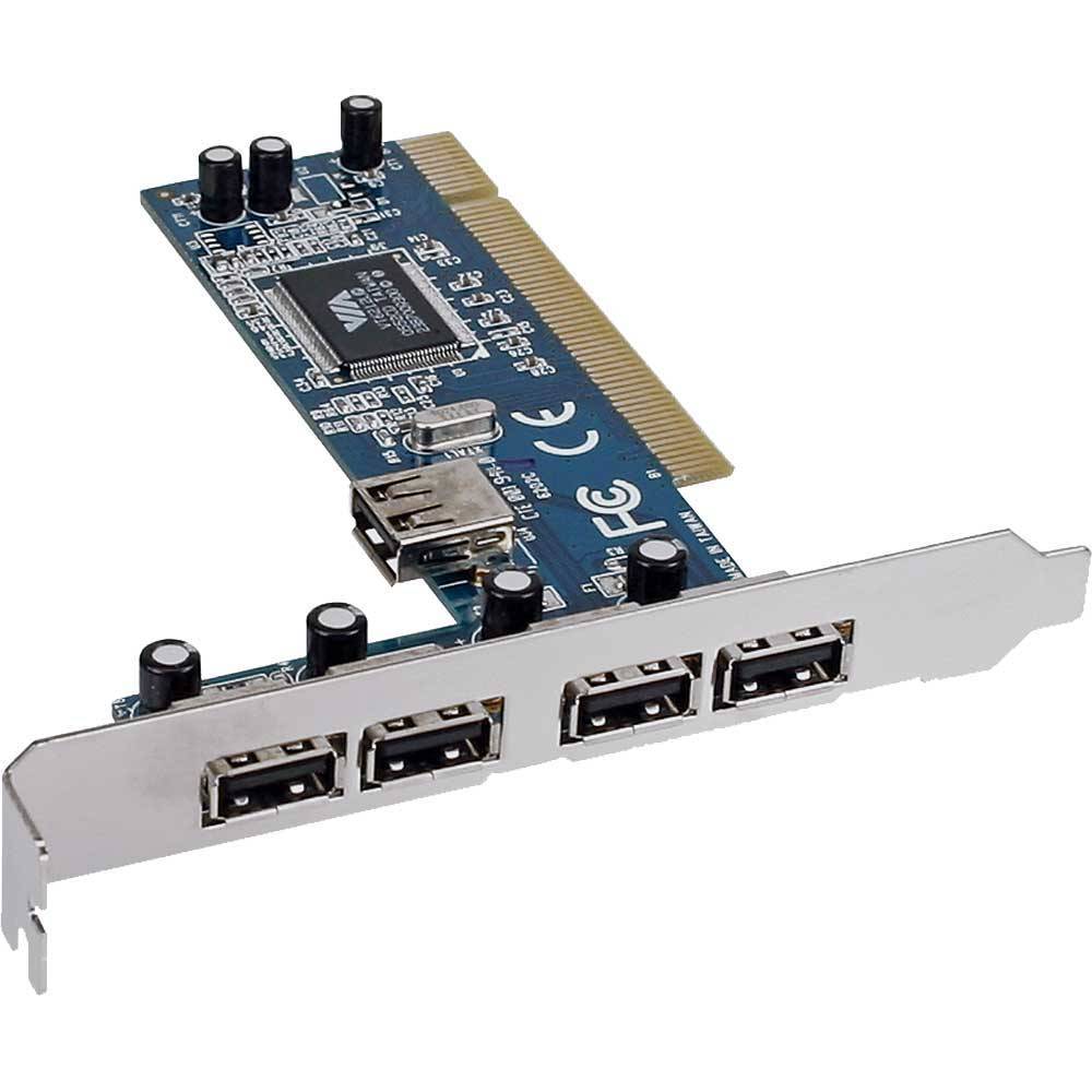 USB 2.0 4x/1x InLine PCI  66673