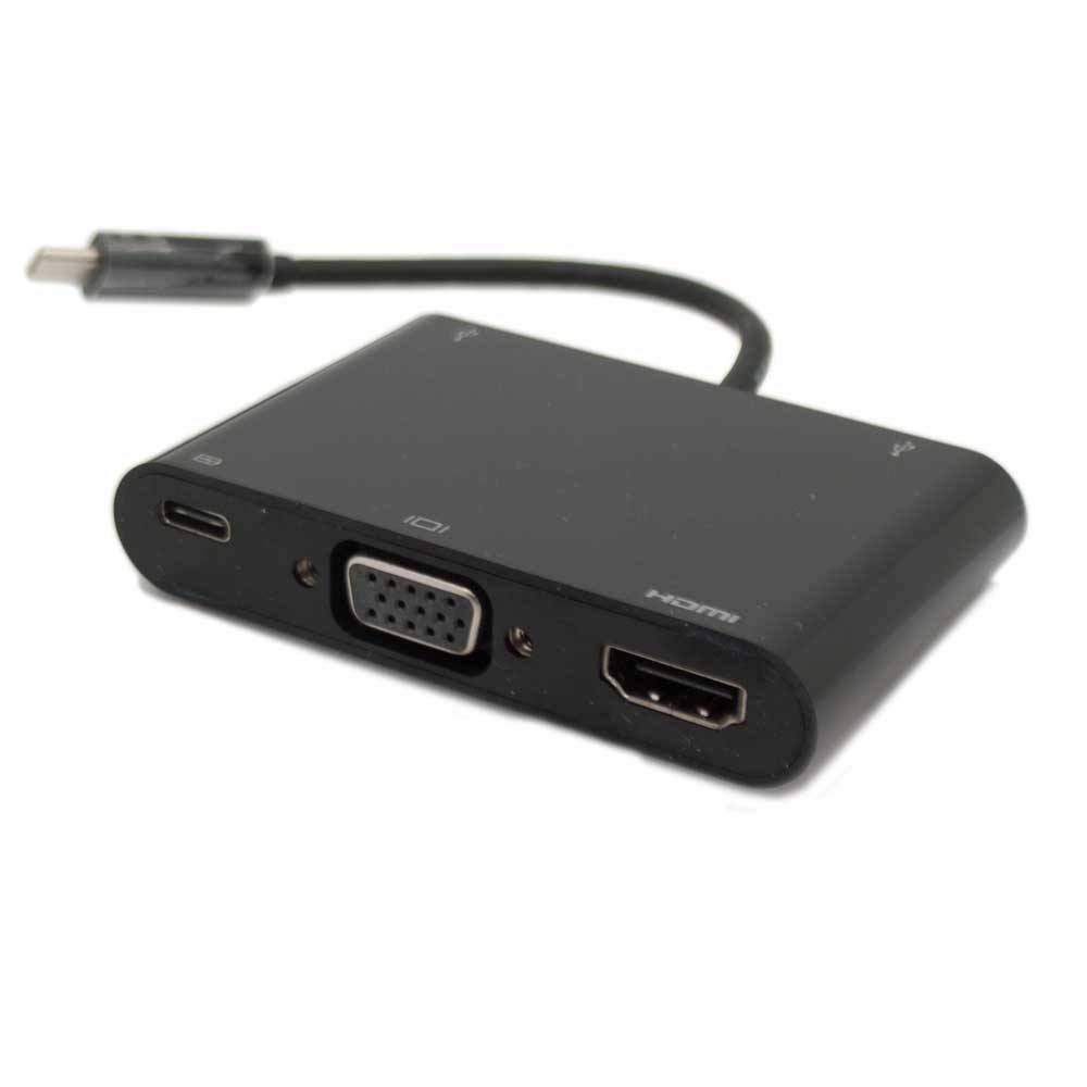 USB 3.0 Hub USB-C auf 2x USB3+VGA+HDMI+USB-C P