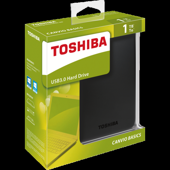 USB-Festplatte 1000 Toshiba Canvio Basics 2.5\" 1TB