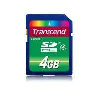 SD Speicherkarte Transcend Karte SDHC 4GB Class 4
