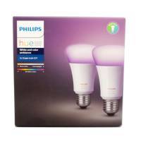 Philips Hue E27 2er white and color