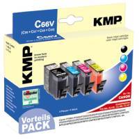 kompatible Tinte Canon CLI-8 C/M/Y/BK KMP +Batterien