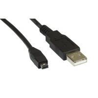 USB Kabel A/A-Mini 2m 3.Art 33108