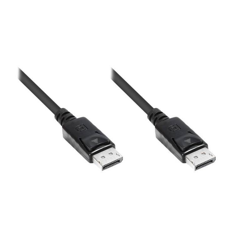 AKKU Connections Anschlusskabel DisplayPort 1.1 Stecker inkl. Verriegelungsschu