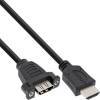 HDMI 4K2K Adapterkabel zum Einbau HDMI A Stecker/Buchse 0,6m