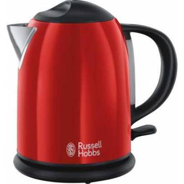 Russell Hobbs Colours Plus + Flame Red Kompakt-Wasserkocher Rot