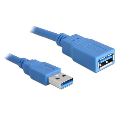 Delock USB3.0 Verlängerung A auf A St/Bu 5.00m blau