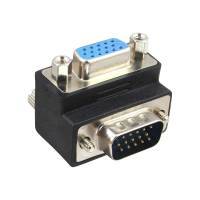 USB2 VGA Adapter 90° Winkel 15pol Stecker/Buchse
