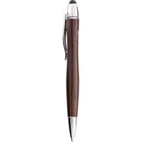 InLine woodpen Stylus-Stift für Touchscreens + Kugelschreiber Walnuss/M