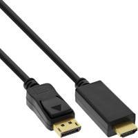 DisplayPort zu HDMI Konverter Kabel 4K/60Hz schwarz 1m