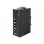 Diverse PLANET 5-Port Industrial Ethernet Switch w/ 4 PoE (-40~75
