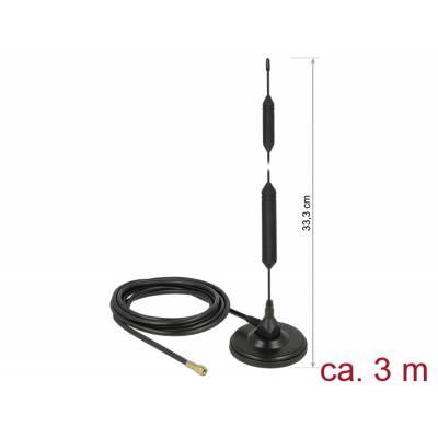 Delock GSM-Antenne SMA 5,0dBi Standfuß magnetisch out