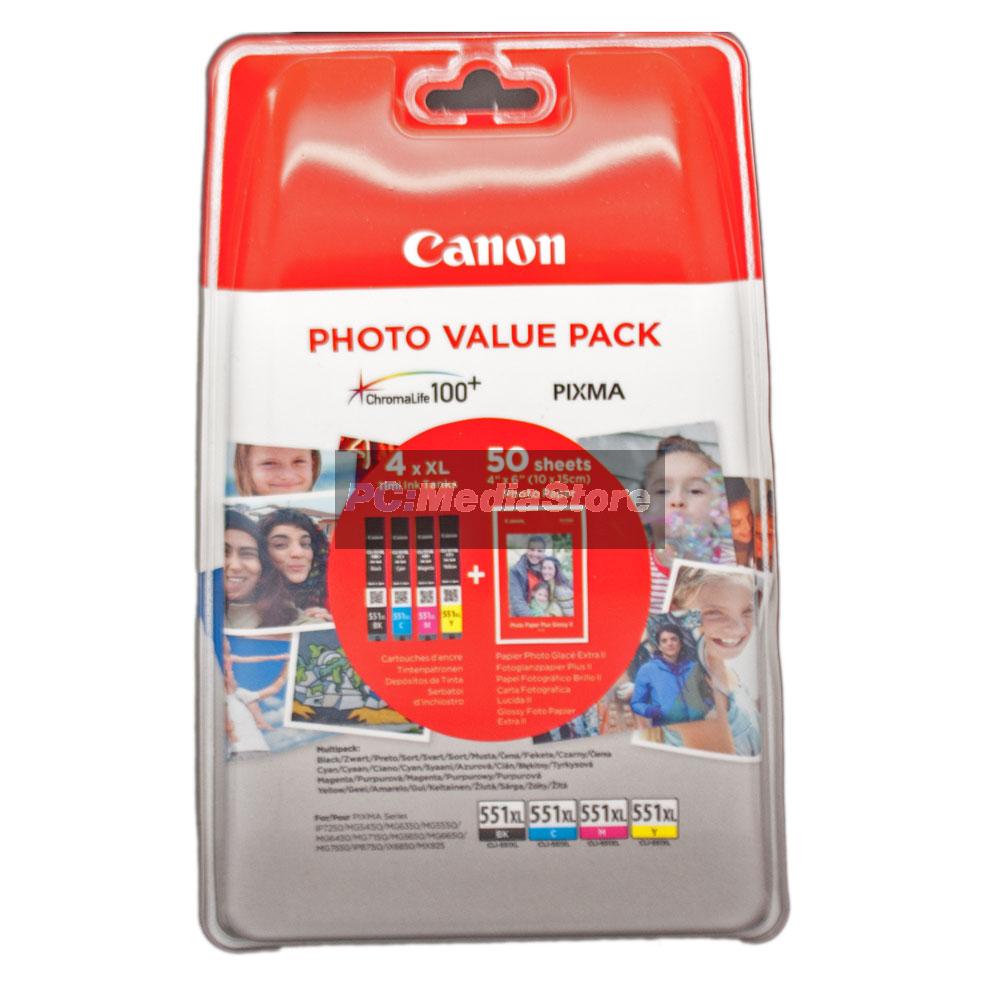 Canon CLI-551 XL Multipack C/M/Y/B (auf Lager) kaufen | PC:MediaStore  Aschaffenburg