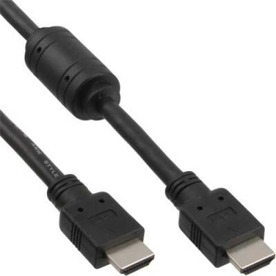 Anschlusskabel High-Speed-HDMI®-Kabel mit Ethernet vergoldete Stecker schwarz 5m Good Connection