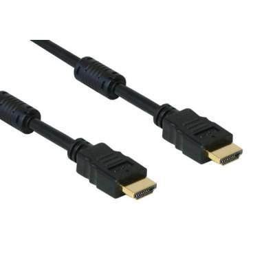 High-Speed-HDMI®-Kabel mit Ethernet vergoldete Stecker mit Ferritkernen 10m Good Connections®