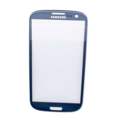 Samsung Galaxy SIII Ersatzscheibe ( Glas ) blau