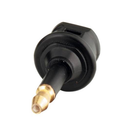 Adapter Toslink Buchse an 3,5mm Mini Stecker schwarz Good Connections®