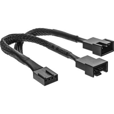 InLine® Y-Kabel für Lüfter PWM 4pol Molex 1 Stecker / 2 Buchse,