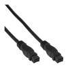 Firewi FireWire Kabel IEEE1394 9pol Stecker / Stecker schwarz 5m