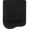 Mousepad schwarz mit Gel Handballenauflage 235x185x25mm