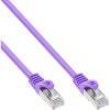 Netzwerkkabel CAT5 Patchkabel SF/UTP Cat.5e purple 1m