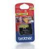 Brother MK-631BZ PLASTIC LABELLING TAPE 12MM 8M BLACK ON YELLOW NON-LAMI