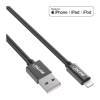 InLine Lightning USB Kabel für iPad iPhone iPod schwarz/Alu 1m MFi-z