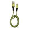 USB2 LC-C-USB-MICRO-1M-7 USB A zu Micro-USB Kabel grün/grau 1m