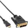 InLine Mini-HDMI zu DVI Kabel HDMI Stecker C zu DVI 18+1 verg. Kont