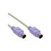 PS/2 Kabel Stecker / Stecker PC 99 Farbe Violett 2m