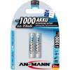 Ansmann 1x2 Ansmann NiMH battery 1000 Micro AAA 950 mAh