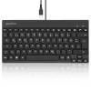 PERIBOARD-326 DE Beleuchtete USB-Tastatur kabelgebunden schwarz