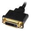 StarTech.com HDMI auf DVI Adapter 20cm - DVI-D (25 pin) (Buchse) zu HDM