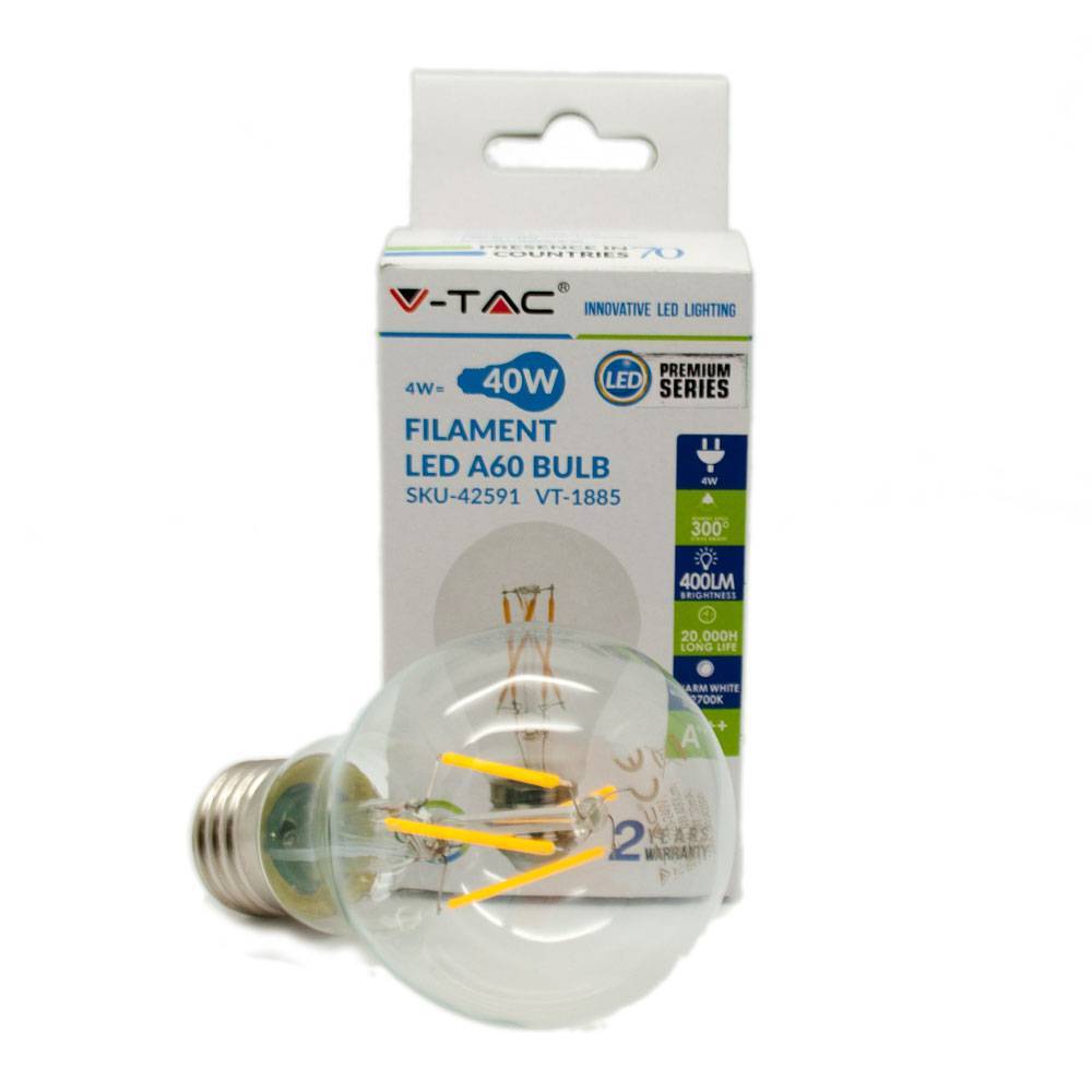 LED-Lampe / Spot, Fassung E27, 220V, Filament LEDs warmweiss (auf Lager)  kaufen