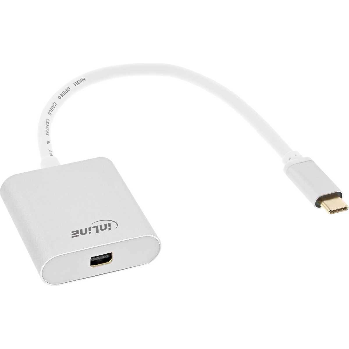 USB Display Konverter USB-C Stecker zu Mini DisplayPort Buchse (D