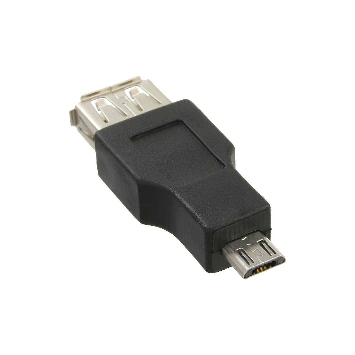 USB2 Micro-USB Adapter Micro-B Stecker an USB A Buchse
