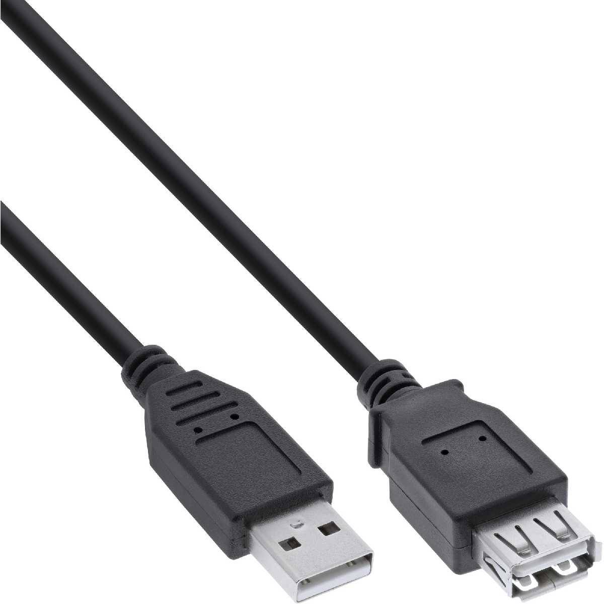 USB2 USB 2.0 Verlängerung USB-A Stecker / Buchse schwarz 5m