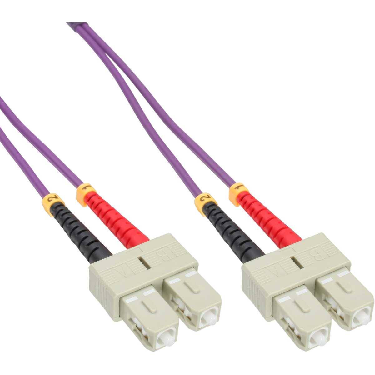 LWL Duplex Kabel SC/SC 50/125µm OM4 20m