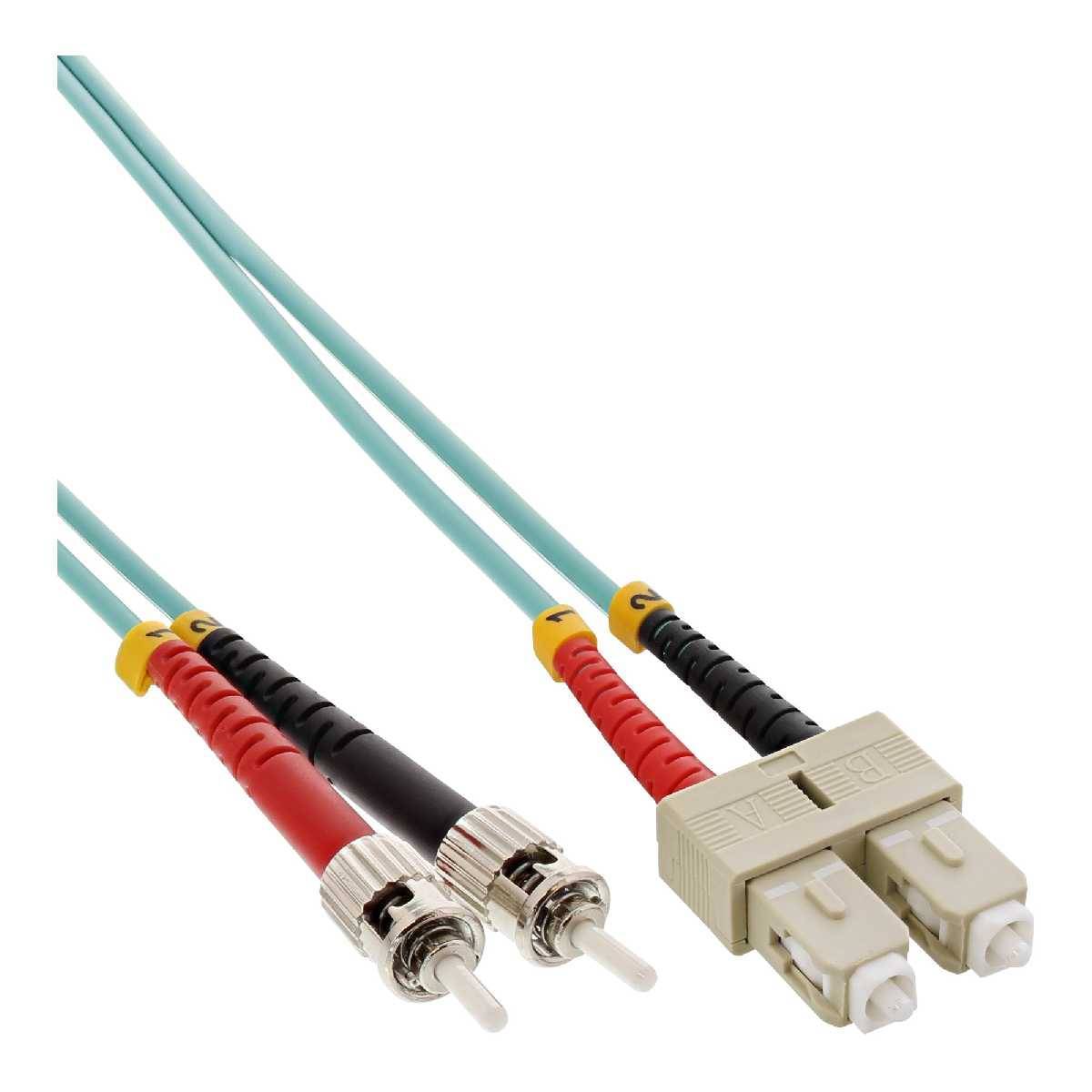 LWL Duplex Kabel SC/ST 50/125µm OM3 0,5m
