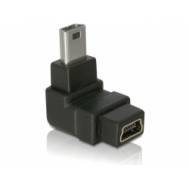 Delock USB Adapter mini B auf mini B St/Bu 90° gew.