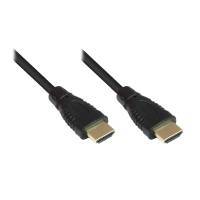 Anschlusskabel High-Speed-HDMI-Kabel mit Ethernet vergoldete Stecker sch