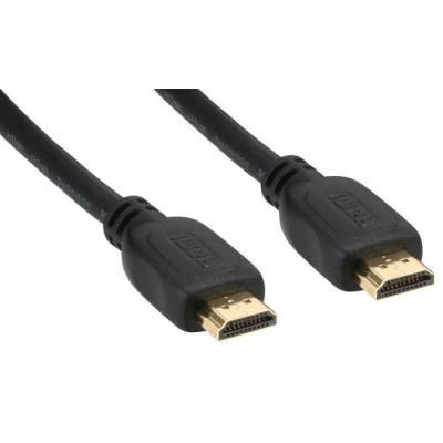 Anschlusskabel High-Speed-HDMI®-Kabel mit Ethernet vergoldete Stecker schwarz 2m Good Connection