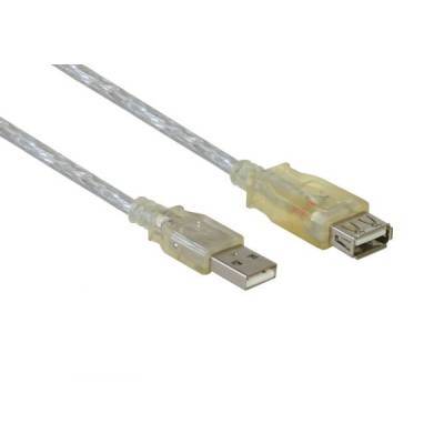Verlängerungskabel USB 2.0 Stecker A an Buchse A schwarz 1,8m Good Connections®