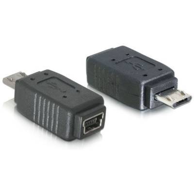 Adapter USB micro-B Stecker zu mini USB 5pin Buchse