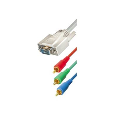 VGA an RGB Kabel 15-pol auf 3x Cinch 5m