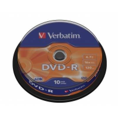 DVD-R 4,7 Verbatim 16x 10er Spindel