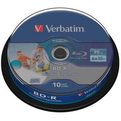 Verbatim BD-R 25GB 6X 10er Printable
