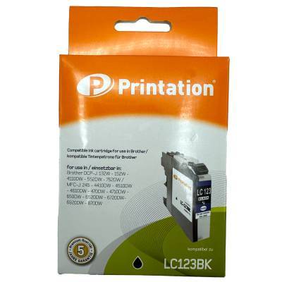 kompatible Tinte Brother LC-123BK schwarz kompatibel