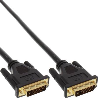 InLine® DVI-D Anschlusskabel Premium digital 24+1 Stecker / Stecker Dual Link 1m